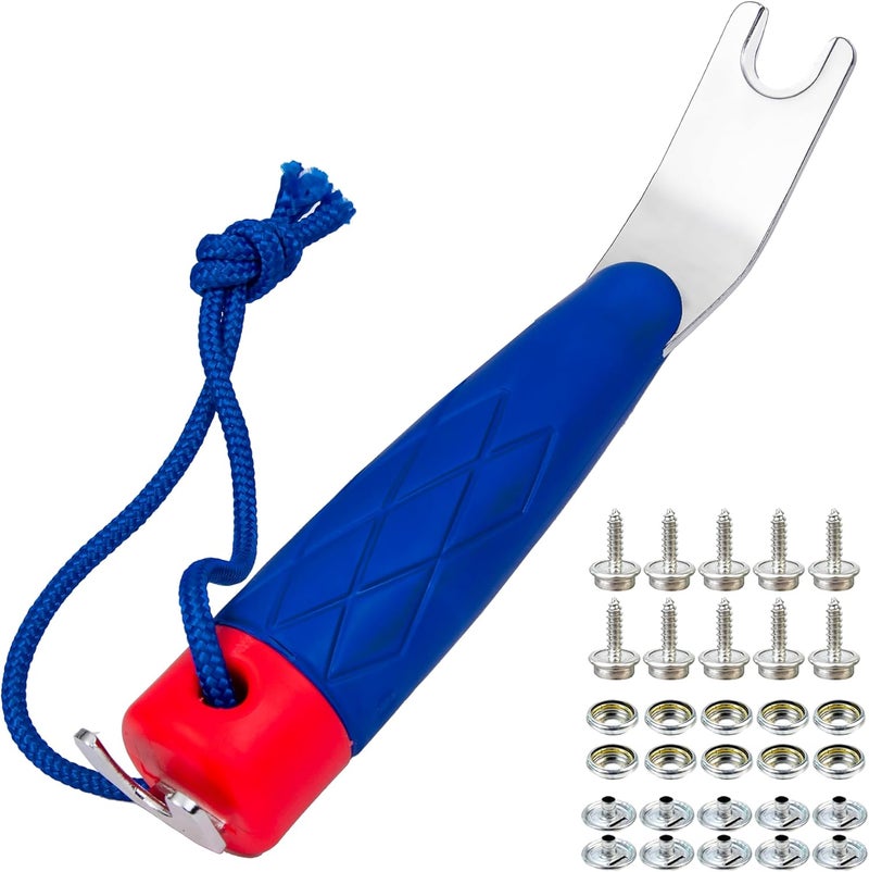 FullMayPro Top-Snapper Tool for Boat Canvas Snaps,Boat Cover Snap Release Tool,Prevent canvas from tearing,with 3/8inch boat cover snaps - Image 1